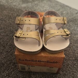- Gold Kids Shoes